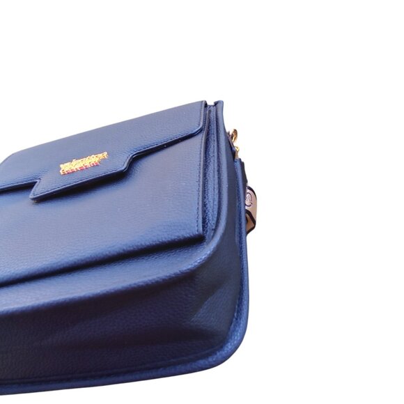 Valentino Orlandi NEW Black 2 pc Vegan Leather Crossbody  Bag & Pouch $199 - Picture 9 of 14